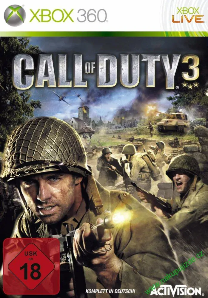 Call of Duty 3 (Bazar/ Xbox 360) - DE