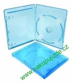 Obal na CD/DVD {plastová krabička} (Blu-ray) - modrá
